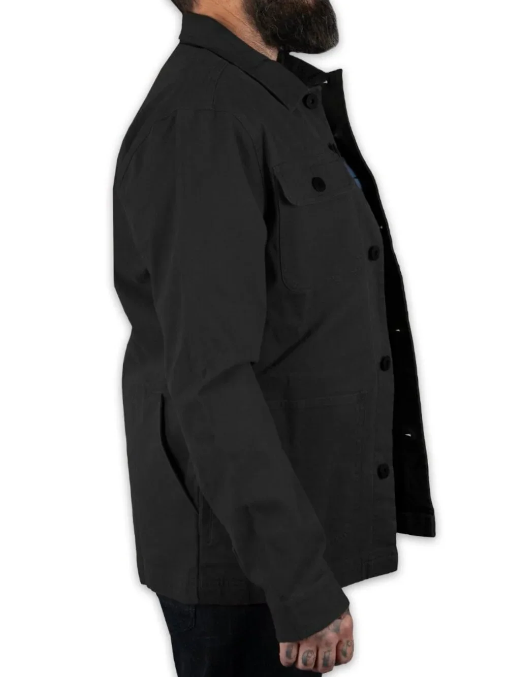 Off The Grid Surplus Heston Chore Coat - Black